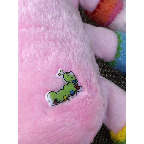 Vintage 1984 Lots-a-lots-a-leggggggs Pink Caterpillar 13” 10 Legs Plush READ - Picture 9 of 16